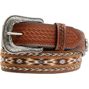 Cody James Men's Southwestern Concho Ribbon Inlay Belt - Cjasp22bt3 in Kuwait
