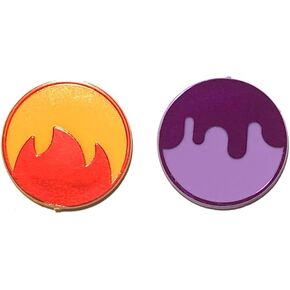 بوكيمون - عدادات السموم والحروق - 2023 - البنفسجي القرمزي in Kuwait