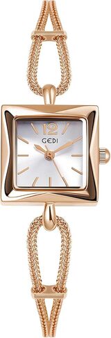 Gosasa Elegant Women's Dress Watch Minimalist Square Bracelet Analog Quartz Vintage Womens Wrist Watches Gifts for Ladies in Saudi Arabia