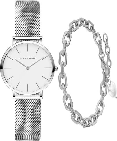 Gold Watches for Women Classic Round Dial Analog Quartz Wristwatch Waterproof Stainless Steel Bracelet Watch in Saudi Arabia