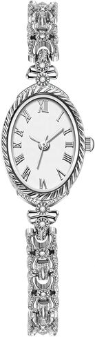 Vintage Women's Oval Bracelet Watch Luxury Roman Dial Analog Quartz Watch Waterproof Watches for Women in Saudi Arabia