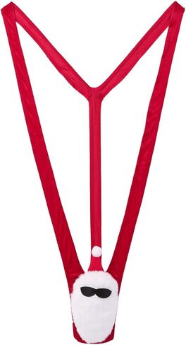 Mens Thongs Sexy Jockstrap Bulge Enhancing Underwear Suspender Swimsuit Borat Mankini Christmas Gag Gift Valentine's Red in Saudi Arabia