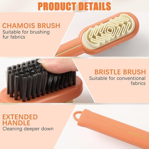 Generic 2 in 1 Scrub Suede Shoe Brush, Cleaning Soft bristled Silicone Brush,Soft Bristle Brush for Suede Cleaner and Nubuck Brush in Saudi Arabia