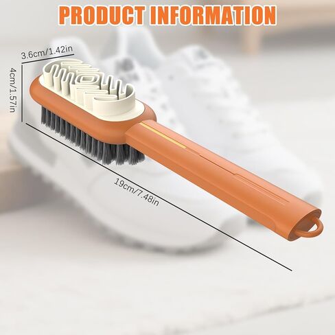 Generic 2 in 1 Scrub Suede Shoe Brush, Cleaning Soft bristled Silicone Brush,Soft Bristle Brush for Suede Cleaner and Nubuck Brush in Saudi Arabia