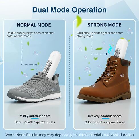Qualirey Chemical Free Shoe Deodorizer for Sneaker, Daily & Strong Mode Shoe Odor Eliminator for Bags, Boot in Saudi Arabia