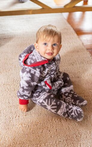 PajamaGram Family Pajamas Matching Sets - Christmas Onesie, Gray, Pets, L in Saudi Arabia