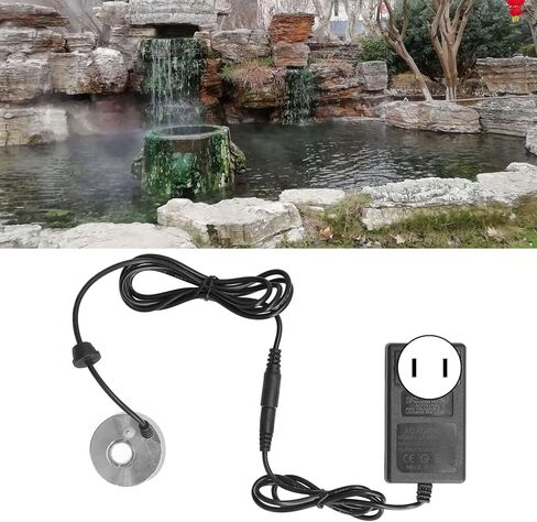 Ultrasonic Fogger, water fountain mist machine aluminum alloy single head colorless energy saving cold mist for vase in Saudi Arabia