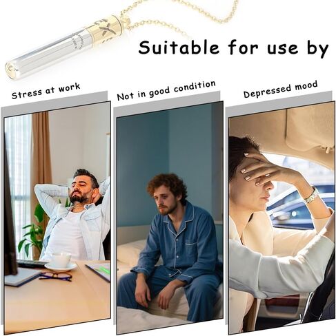 Breathing Necklace with 528Hz Whistle & Essential Oil Diffuser - for Anxiety Relief & Meditation Practice in Saudi Arabia