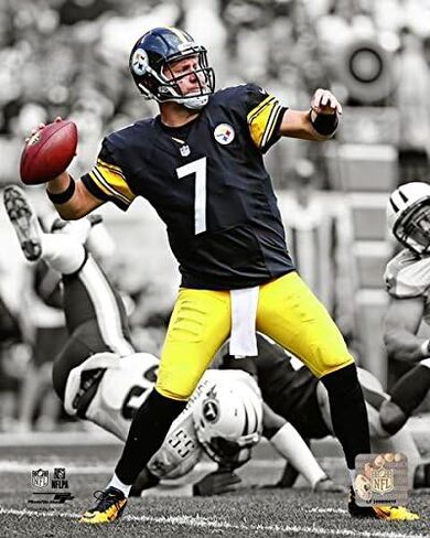 Legends Gallery Star Quarterback Steelers Ben Roethlisberger 8x10 Photo, Picture in Saudi Arabia