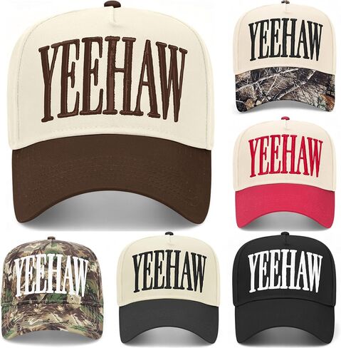 Yeehaw Hat | Choose Your Premium Adjustable Snapback Baseball Vintage Trucker Hats for Men & Women in Saudi Arabia