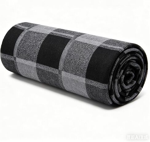 Men's Winter Scarf - Soft Plaid Cashmere Feel Scarf with Tassels, Warm Long Classic Design for Cold Weather L:70.9''*W:12.6'' in Saudi Arabia