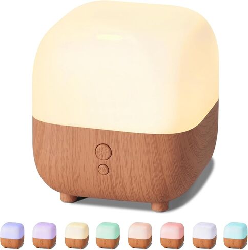 موزع روائح الزيوت العطرية سعة 150 مل من InnoGear، موزع 5 في 1 لرائحة المنزل، 8 ألوان LED، موزع روائح العلاج العطري، مرطب هواء صغير، موزع روائح مبخر صغير لمكتب الكمبيوتر المحمول، متوسط in Saudi Arabia