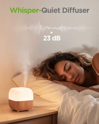 موزع روائح الزيوت العطرية سعة 150 مل من InnoGear، موزع 5 في 1 لرائحة المنزل، 8 ألوان LED، موزع روائح العلاج العطري، مرطب هواء صغير، موزع روائح مبخر صغير لمكتب الكمبيوتر المحمول، متوسط in Saudi Arabia