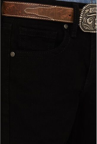 بنطال جينز Cody James للأولاد Night Rider Slim Bootcut مريح من الدنيم المطاطي - CBHO24J3-BIG-BLK 16 REG أسود in Saudi Arabia