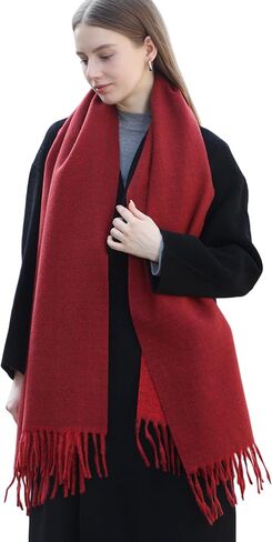 Wander Agio Unisex Scarves Pure Cozy Winter Warm Wrap Ribbed Shawl for Men Women Fall Soft Textured Fashion Solid Scarf in Saudi Arabia