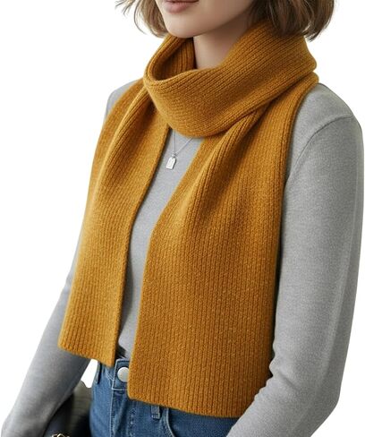 Knit Scarf Classic Ribbed Design, Soft & Warm Winter Scarf for Everyday Wear, Gift for the Holiday Seasons in Saudi Arabia