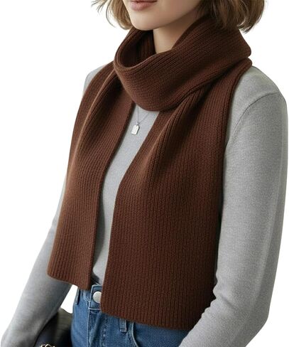 Knit Scarf Classic Ribbed Design, Soft & Warm Winter Scarf for Everyday Wear, Gift for the Holiday Seasons in Saudi Arabia