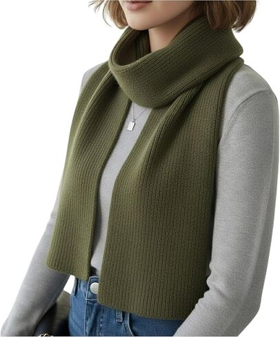Knit Scarf Classic Ribbed Design, Soft & Warm Winter Scarf for Everyday Wear, Gift for the Holiday Seasons in Saudi Arabia
