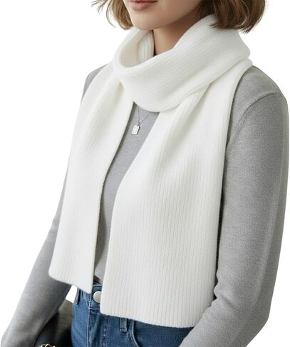 Knit Scarf Classic Ribbed Design, Soft & Warm Winter Scarf for Everyday Wear, Gift for the Holiday Seasons in Saudi Arabia