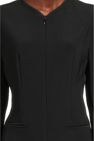 Norma Kamali womens Ls Shoulder Pad V Neck Zip Front Jacket in Saudi Arabia