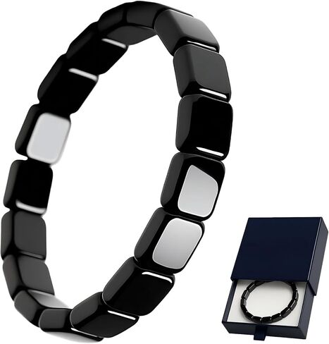 Men's Hematite Bracelet, Natural Hematite Fashion Men's Bracelet. Reignite Masculinity, Regaining Strength and Confidence. Inspirational Jewelry Gift. in Saudi Arabia