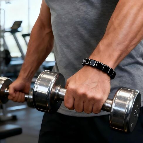Men's Hematite Bracelet, Natural Hematite Fashion Men's Bracelet. Reignite Masculinity, Regaining Strength and Confidence. Inspirational Jewelry Gift. in Saudi Arabia