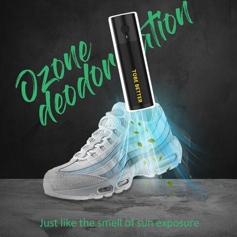Shoe Deodorizer Rechargeable Ozone Tech Eliminates Odors in All Footwear, Auto Shut-Off Durable Freshener in Kuwait