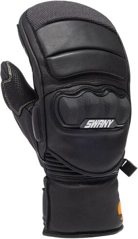 Swany Men's Hayate-S Warm Insulated Waterproof Breathable Reinforced Cold Weather Winter Snow Skiing Mittens in Saudi Arabia