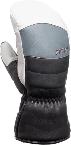 Swany Men's Calore Mitts - Lightweight Waterproof Warm Full Leather Winter Mittens with Thermolite Insulation for Men in Saudi Arabia