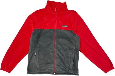 Columbia Mens Granite Mountain Full Zip Fleece Jacket (M, Red/grey) in Saudi Arabia