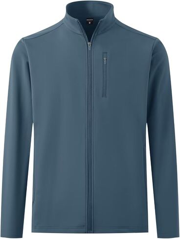 M MAELREG Mens Fleece Jacket Water Resistant Performance Casual Warm Full Zip Lightweight Winter Jacket with 5 Pockets in Saudi Arabia