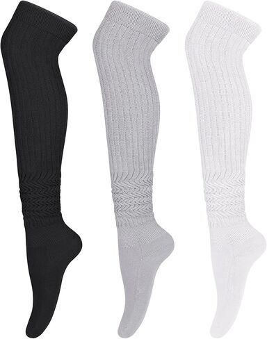 المرأة الفخذ العليا الجوارب اضافية طويلة متماسكة فوق الركبة جوارب شتاء دافئ سميكة قطب ترهل لينة طويل القامة تدفئة الساق in Kuwait