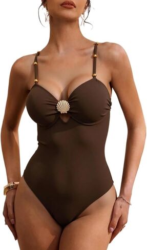Elegant Women's Backless One Piece Swimsuit Sleeveless Monokini for Beach Vacation in Saudi Arabia