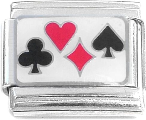 NewCharms Card Suits Italian Charm in Saudi Arabia