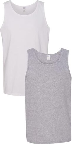 Gildan Adult 6.1 oz 100% Cotton Tank Top in Navy - XX-Large in Saudi Arabia