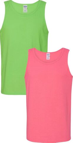 Gildan Adult 6.1 oz 100% Cotton Tank Top in Navy - XX-Large in Saudi Arabia