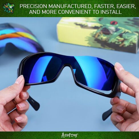Acefrog 1.5MM Polarized Replacement Lenses for Oakley Antix OO9077 Sunglasses, Upgraded Material, Impact Resistant in Saudi Arabia