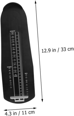 BESPORTBLE 2pcs Adult Foot Measurement Device US Shoe Gauge Plastic Foot Measuring Ruler for Accurate Shoe Measurement Easy Portable in Saudi Arabia
