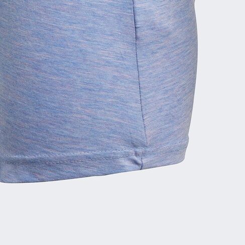 تي شيرت adidas Big Girls Youth (7-14) ID الفائزين بأكمام قصيرة، Lucky Blue/True Pink Medium 10-12 in Kuwait