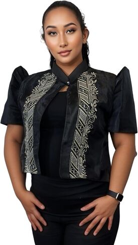 Filipiniana Bolero for Women; Elegant Bolero Shrug - Order US Size in Saudi Arabia