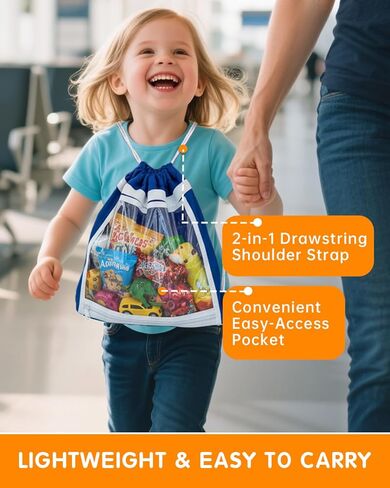 Adjustable Kids Airplane Tray Cover with Pocket Organizer, Snack & Toy Pockets, Toddler Airplane Travel Essentials, Travel Tray for Plane Train, Clear Touch Tablet Pocket, Carrying Strap, Plane Print in Saudi Arabia
