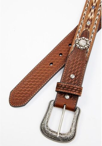 Cody James Men's Southwestern Concho Ribbon Inlay Belt - Cjasp22bt3 in Saudi Arabia
