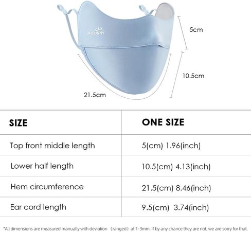 OHRAIN UV Sun Protection UPF 50+ Face Cover Reusable Balaclava Breathable Neck Gaiter Scarf for Outdoor Activities in Saudi Arabia