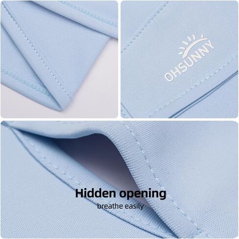 OHRAIN UV Sun Protection UPF 50+ Face Cover Reusable Balaclava Breathable Neck Gaiter Scarf for Outdoor Activities in Saudi Arabia