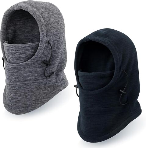 Boao 2 Pack Balaclava Ski Face Mask for Men Women Windproof Ski Mask Full Face Winter Sports Warmer Cap in Saudi Arabia