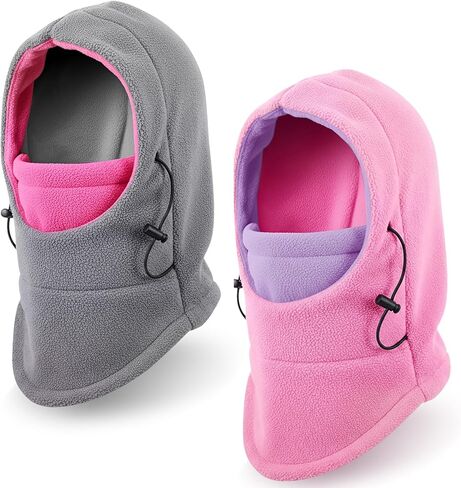 Boao 2 Pack Balaclava Ski Face Mask for Men Women Windproof Ski Mask Full Face Winter Sports Warmer Cap in Saudi Arabia