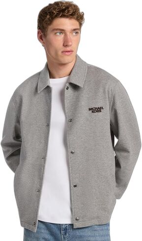 Michael Kors Men's Tufted Logo Coaches Jacket in Saudi Arabia