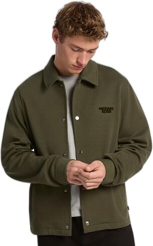 Michael Kors Men's Tufted Logo Coaches Jacket in Saudi Arabia