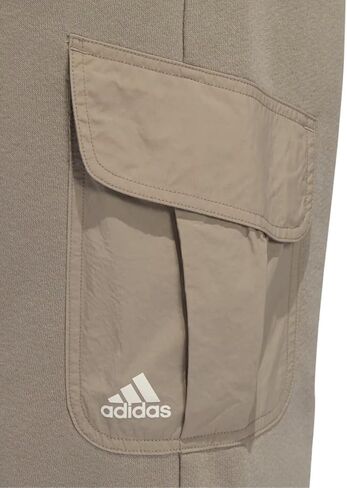 بنطال رياضي متعدد الاستخدامات للسيدات من adidas Q1 Utility Joggers، بني طباشيري، مقاس صغير in Kuwait