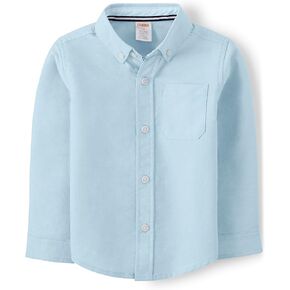 Gymboree Boys and Toddler Long Sleeve Button Up Shirts, Country White, 2T in Saudi Arabia